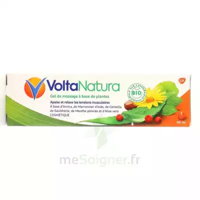 Voltanatura Gel De Massage Plantes Bio T/50ml à Saint -Vit