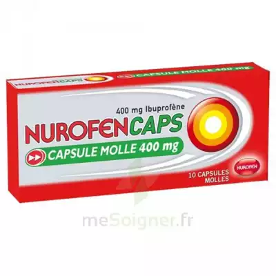 Nurofencaps 400 Mg Caps Molle Plq/10 à Saint -Vit