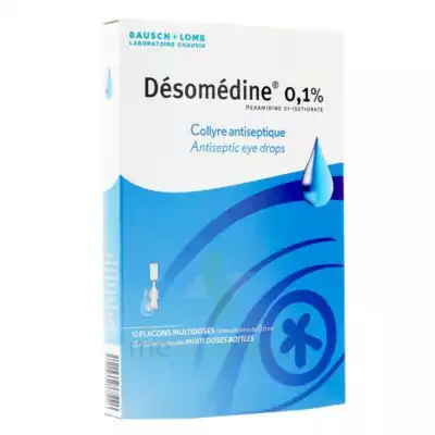 Desomedine 0,1 % Collyre Sol 10fl/0,6ml à Saint -Vit