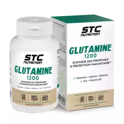 Stc Nutrition Glutamine 1200 Gélules B/90 à Saint -Vit